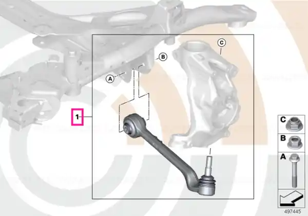Kit reparație bielă suspensie stânga VALUE LINE - BMW Reducere