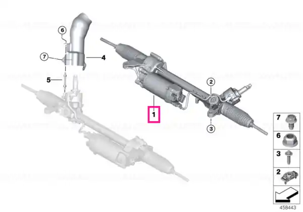 Premium Steering gear, electric - BMW