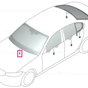 Comandă acum Windshield, green, rain/light/fog - BMW