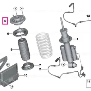 Premium Rulment sprijin spate - BMW