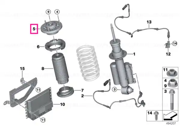 Premium Rulment sprijin spate - BMW