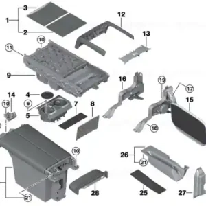 Premium Insert, storage compartment - BMW