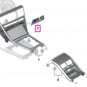Super ofertă Tapiterie inscripție M8 COMPETITION - BMW