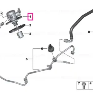 Super ofertă High-pressure pump HDP6 - BMW