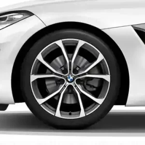 Janta aliaj usor - V-Spoke 772 - Bicolor Gri/Argintiu (Ferric Grey / Bright Turned) - 9Jx19 ET:32 - BMW Z4 G29 Noutate