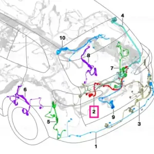Reduceri Wiring harness, rear slip angle control - BMW