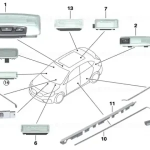 Reducere extra LED module HELLGRAU - BMW