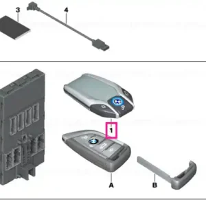BMW display key ECE+ROW Reducere