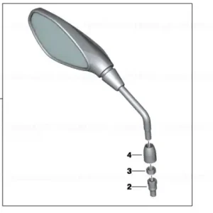 Mirror, left - BMW Motorrad Bestseller