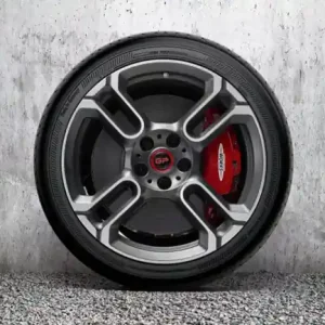 Roată completă de iarnă - JCW GP Spoke 565 (bright turned, forged) cu anvelopa Hankook Winter i* (BMW) evo2 - 195/45R18 87H XL - Mini F56 GP3 - Jante forjate Ofertă specială