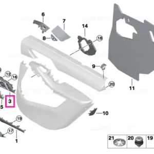 Vezi acum Door opener, rear right - BMW