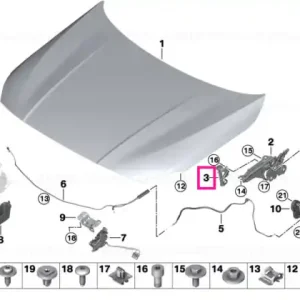 Reducere specială Actuator, rear right - BMW