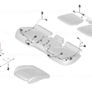 Cumpărături sigure Wiring set seat, driver's side - BMW