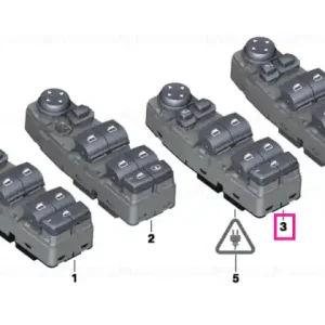 Unitate comandă modul comutator ușă - BMW Chilipir