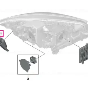 Comandă acum LED module, daytime running lights, left - BMW